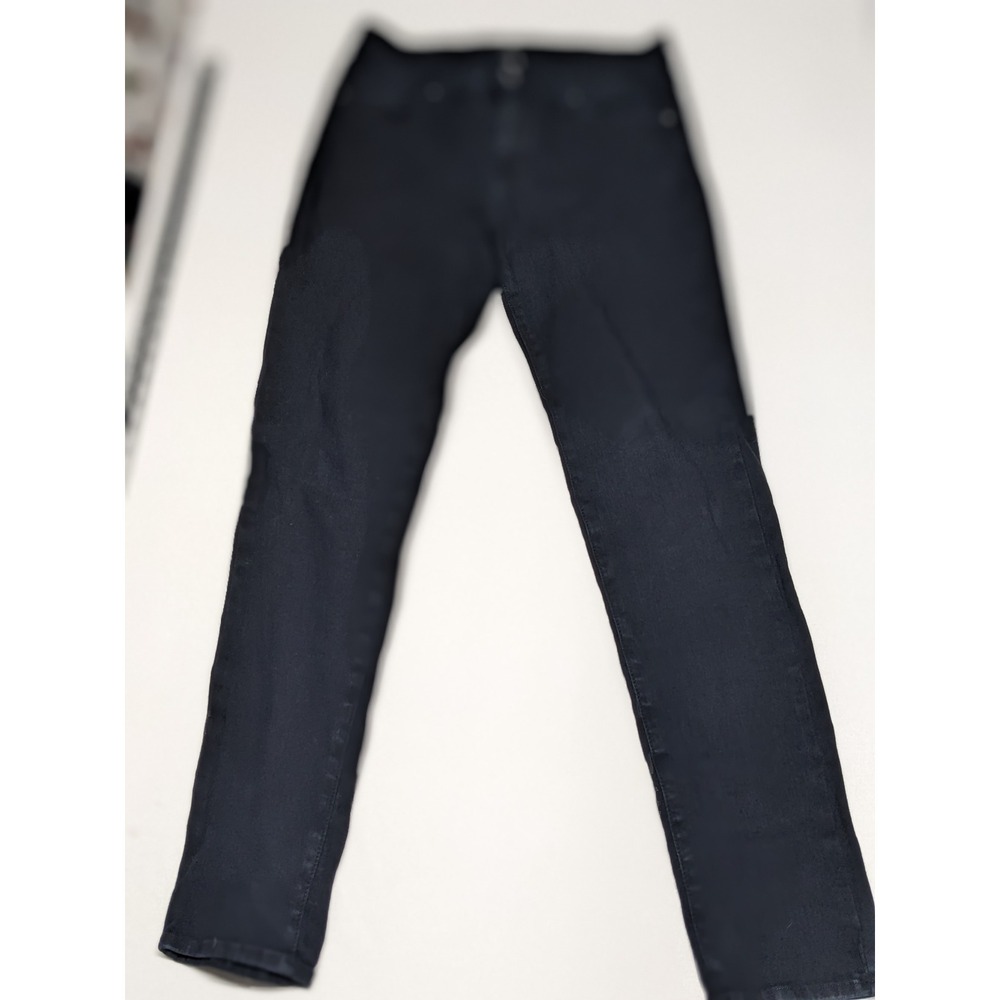 Just‎ Black Denim Womens Skinny Jeans Dark Wash High Rise Size 29 Made in USA
